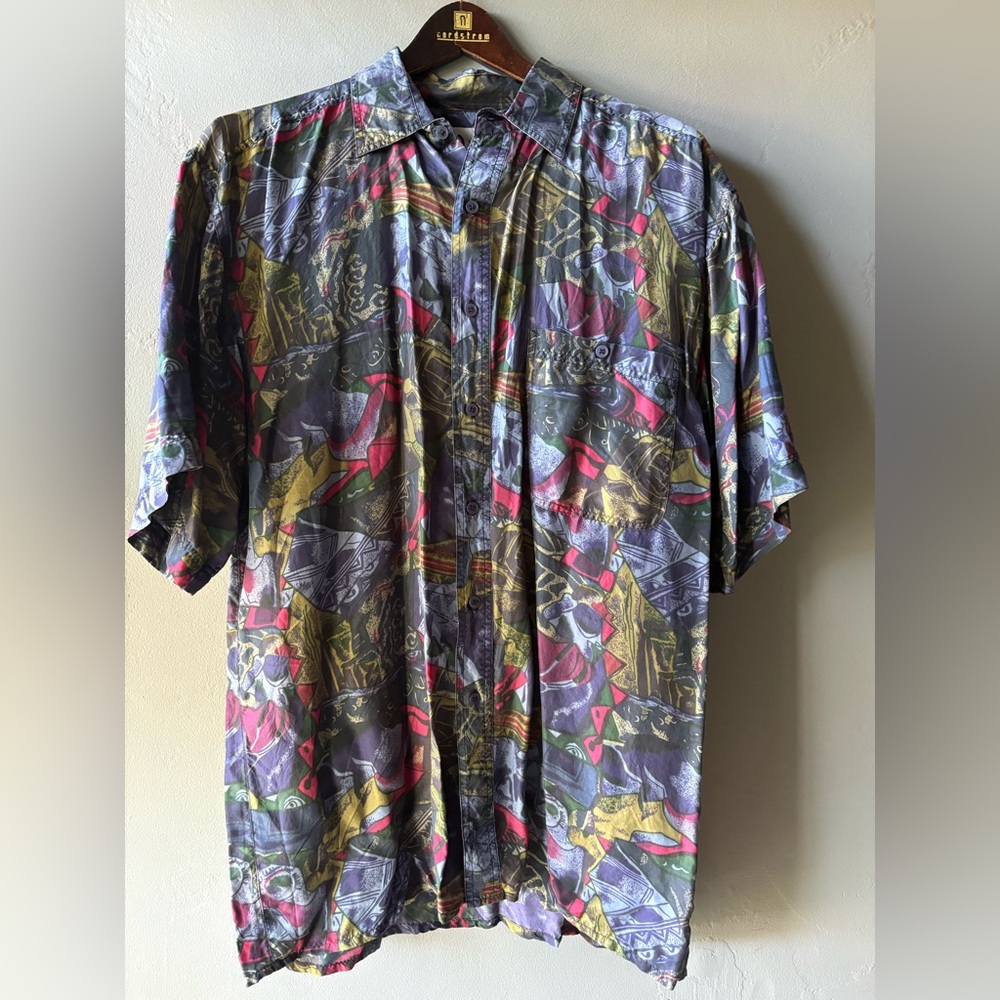 Wibco Silk Short Sleeve Shirt - Size M